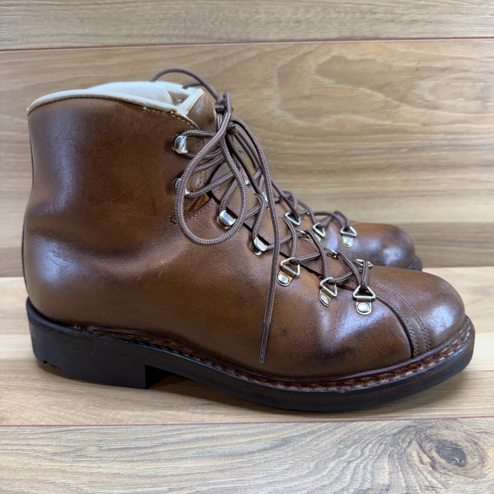 Raichle Switzerland Hiking Boots Mens US 8 D UK 7 Brown Leather Womens 9.5